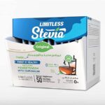 LIMITLESS STEVIA ORIGINAL 50 STICK PACKS ليميتليس | ستيفيا أوريجينال | 50 كيس رفيع