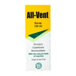 اولفنت شراب  دواء للكحة والبلغم | 125 مل ALL VENT SYRUP 125 ML