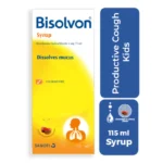 دواء بيسلفون شراب للاطفال للكحة والسعال  BISOLVON  SYRUP  115 ML