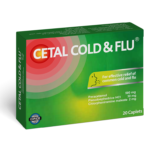 سيتال كولد اند فلو خافض للحرارة | 20 قرص CETAL COLD&FLU 20 TAB