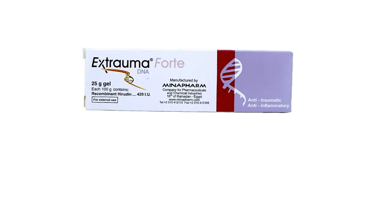 اكستروما فورت جيل للكدمات والتورم EXTRAUMA DNA FORT GEL 40 gm – صيدلية أمين