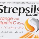 ستربسلز بالبرتقال | ڤيتامبن سى | 24 قرص استحلاب STREPSILS ORANGE vitamin 24 loze