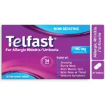 تلفاست 180 ملج اقراص لحساسية الانف والارتيكاريا | 20 قرص TELFAST 180 MG 20TAB