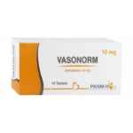 فازونورم | لعلاج ارتفاع ضغط الدم 10مج | 10 اقراص VASONORM 10 MG 10 TAB