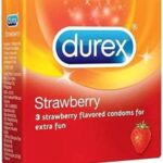 ديوركس عازل طبي - فراولة - 3 قطع durex strawberry