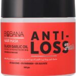 ماسك الشعر بزيت الثوم الأسود من بوبانا 500 جم   Bobana Black Garlic Oil Hair Mask 500g