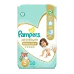 بامبرز برميوم كير 5 50قطعة PAMPERS PREMIUM CARE (5) 50P (12-18 KG)