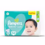 بامبرز(5) 58 قطعة PAMPERS (5) (11-25 KG) 58P OLIVE OIL