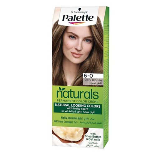 PALETTE NATURALS 6-0 50GM باليت صبغة اشقر غامق