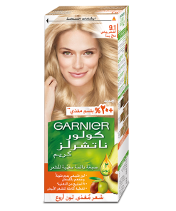 GARNIER(9.1) صبغة غارنية اشقر رمادى فاتح جدا